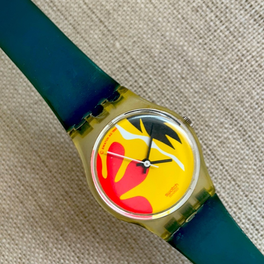 Vintage 80’s Swatch watch